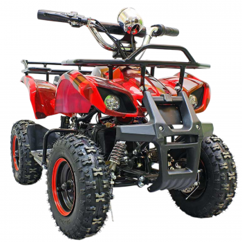 Электроквадроцикл GreenCamel Гоби K31 (36V 800W R6 Цепной привод) Армейский-красный