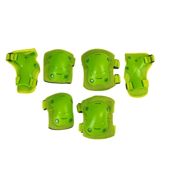 Набор защиты Tech Team Safety line 400 салатовый (размер M)